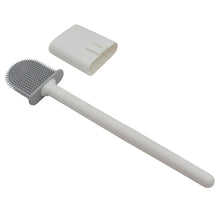 Portable Silicone Toilet Brush – Wall-Mounted, Anti-Drip Cleaner with Non-Slip Handle