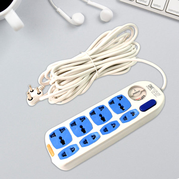 8 socket Heavy Duty Power Extension Board (10 mtr. / 1 Pc)